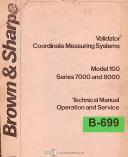 Brown & Sharpe-Brown & Sharpe 618 & 818, Micromaster II, Grinding Repair Parts Manual 1974-618-818-03